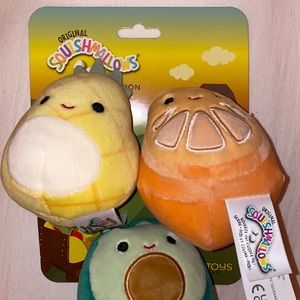 Fruit squishmallow pet toys